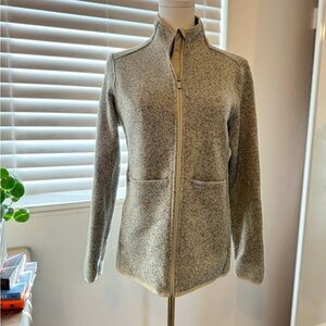 Figs Women's Tan Fleece Jacket